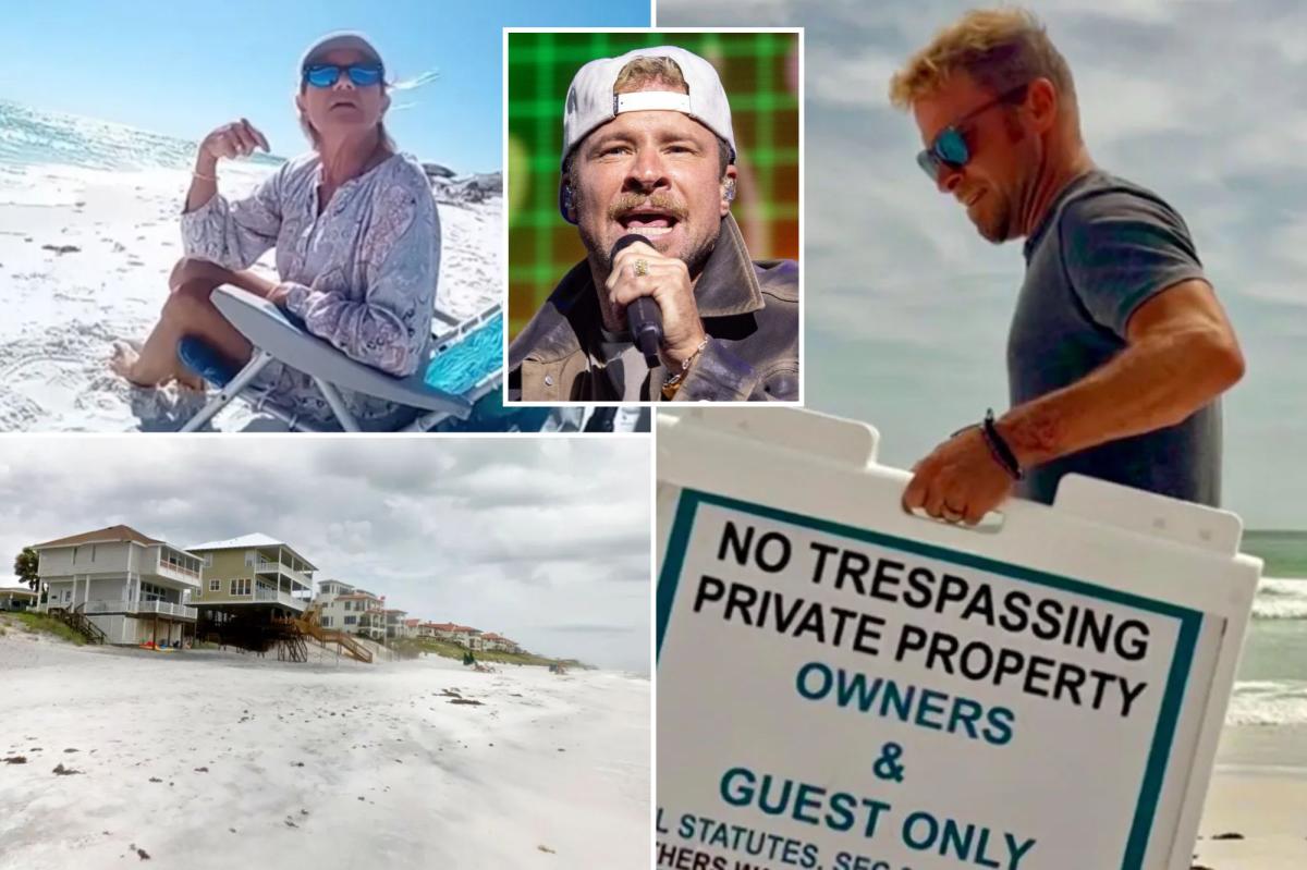 Backstreet Boys singer Brian Littrell embroiled in bitter legal battle over beach at his Florida home