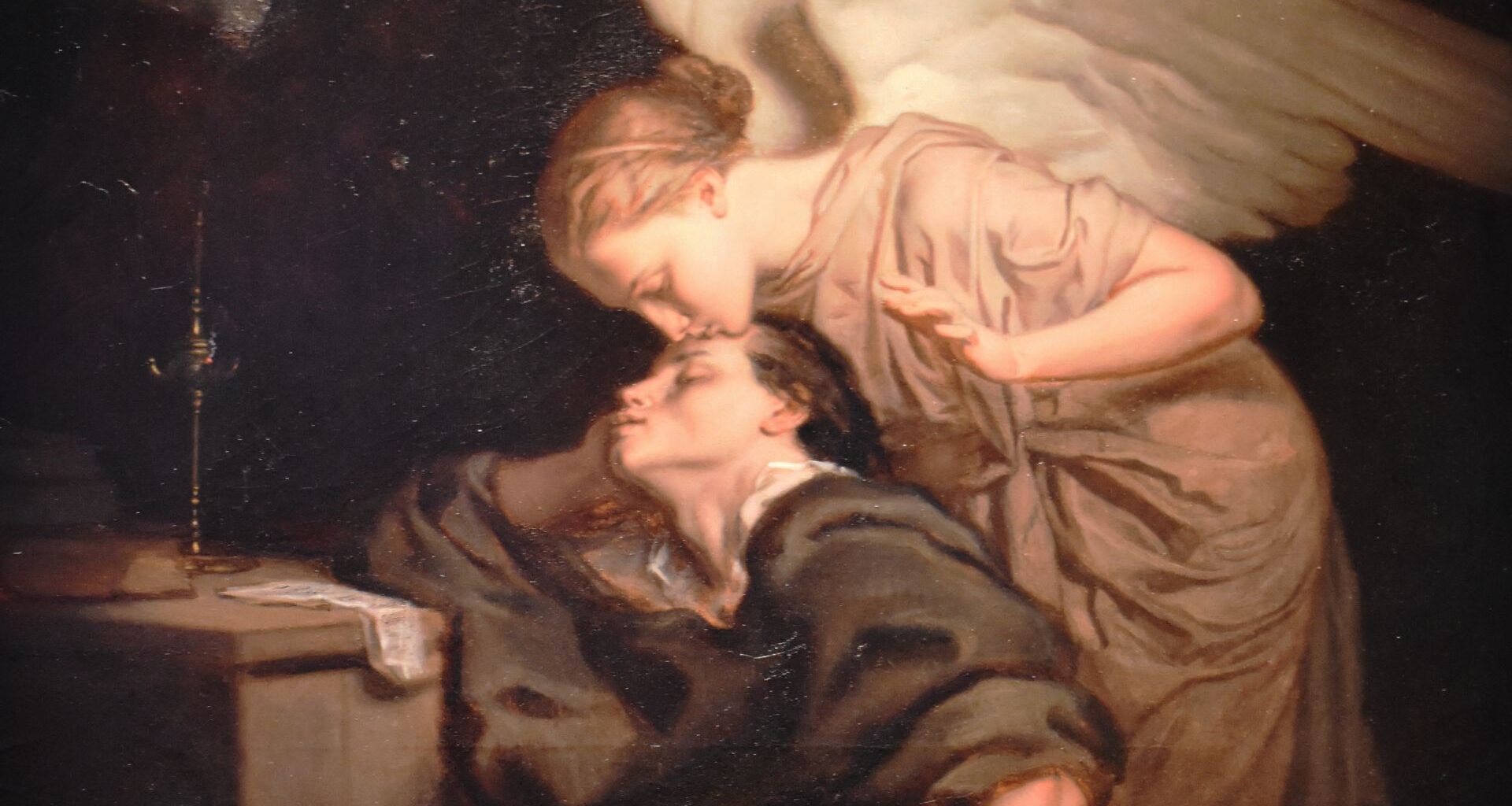 The Kiss of the Muse by F&eacute;lix Nicolas Frilli&eacute;