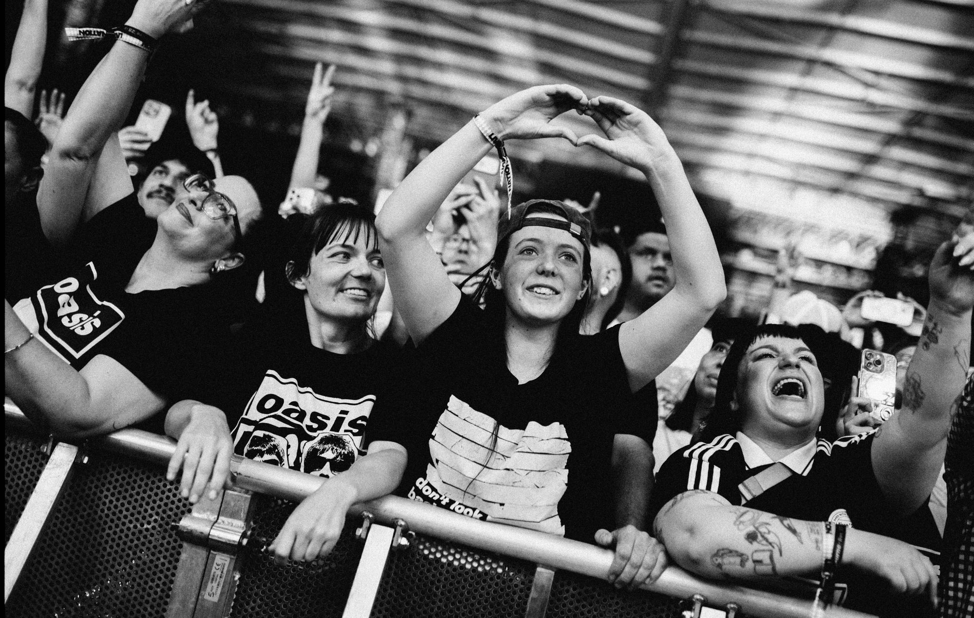 Oasis fans at the 'Live '25' tour
