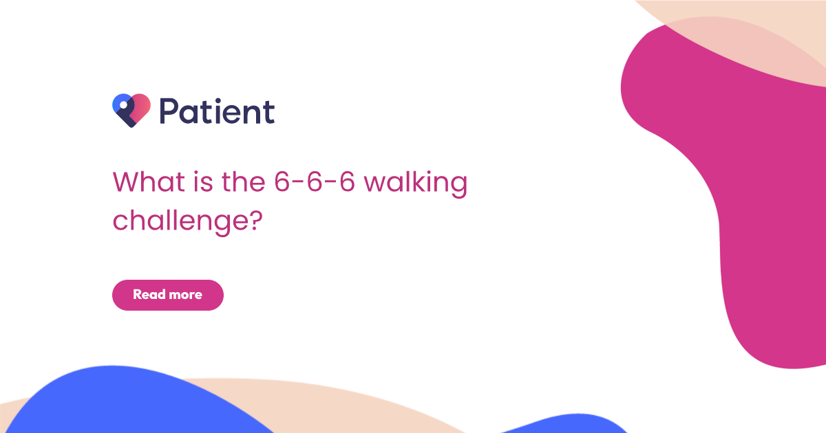 What is the 6-6-6 walking challenge?