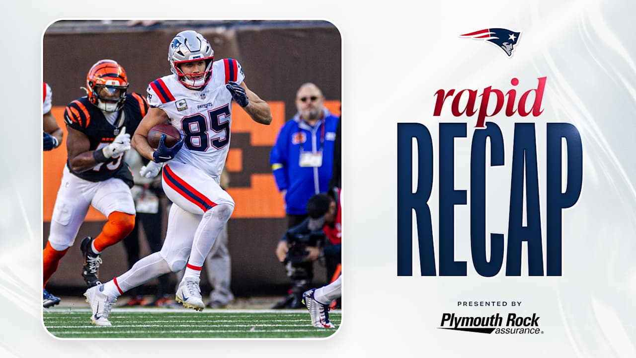 Patriots Win Battle of Attrition in Cincinnati over Bengals, 26-20