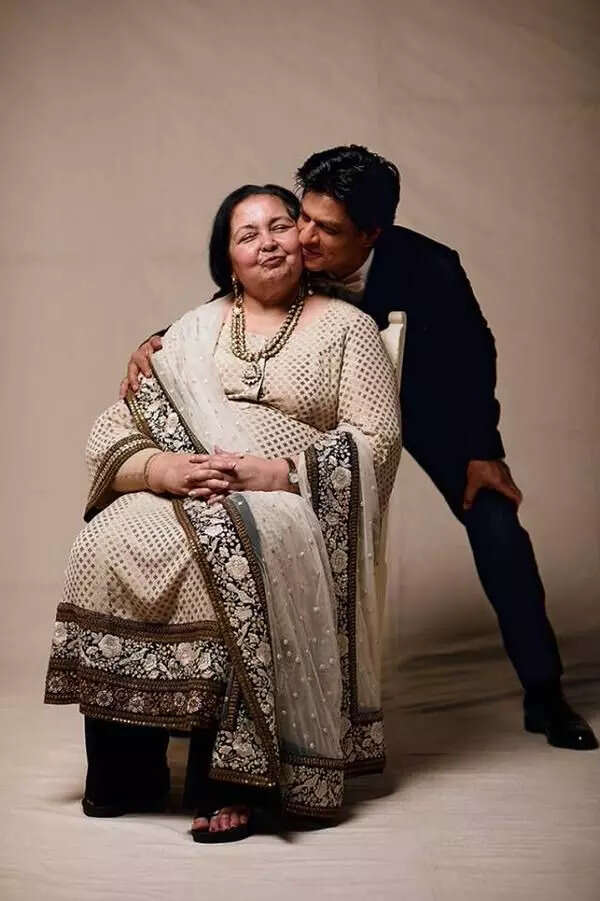 Pamela Chopra and SRK