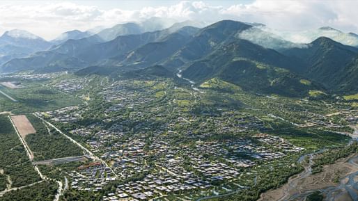 Gelephu Mindfulness City in Gelephu, Bhutan by BIG – BJARKE INGELS GROUP. Image courtesy of Holcim Foundation