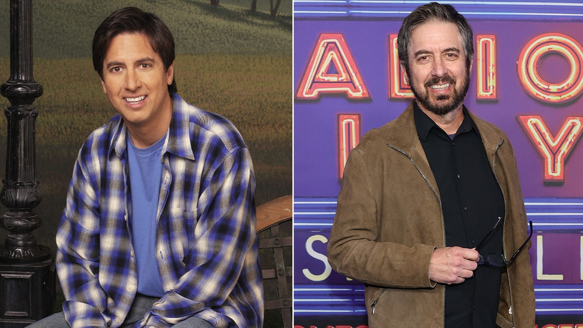 Ray Romano then and now split
