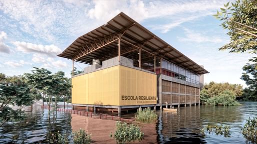 Schools for Flood-Prone Areas in Porto Alegre, Brazil by ANDRADE MORETTIN ARQUITETOS ASSOCIADOS, SAUERMARTINS. Image courtesy of Holcim Foundation
