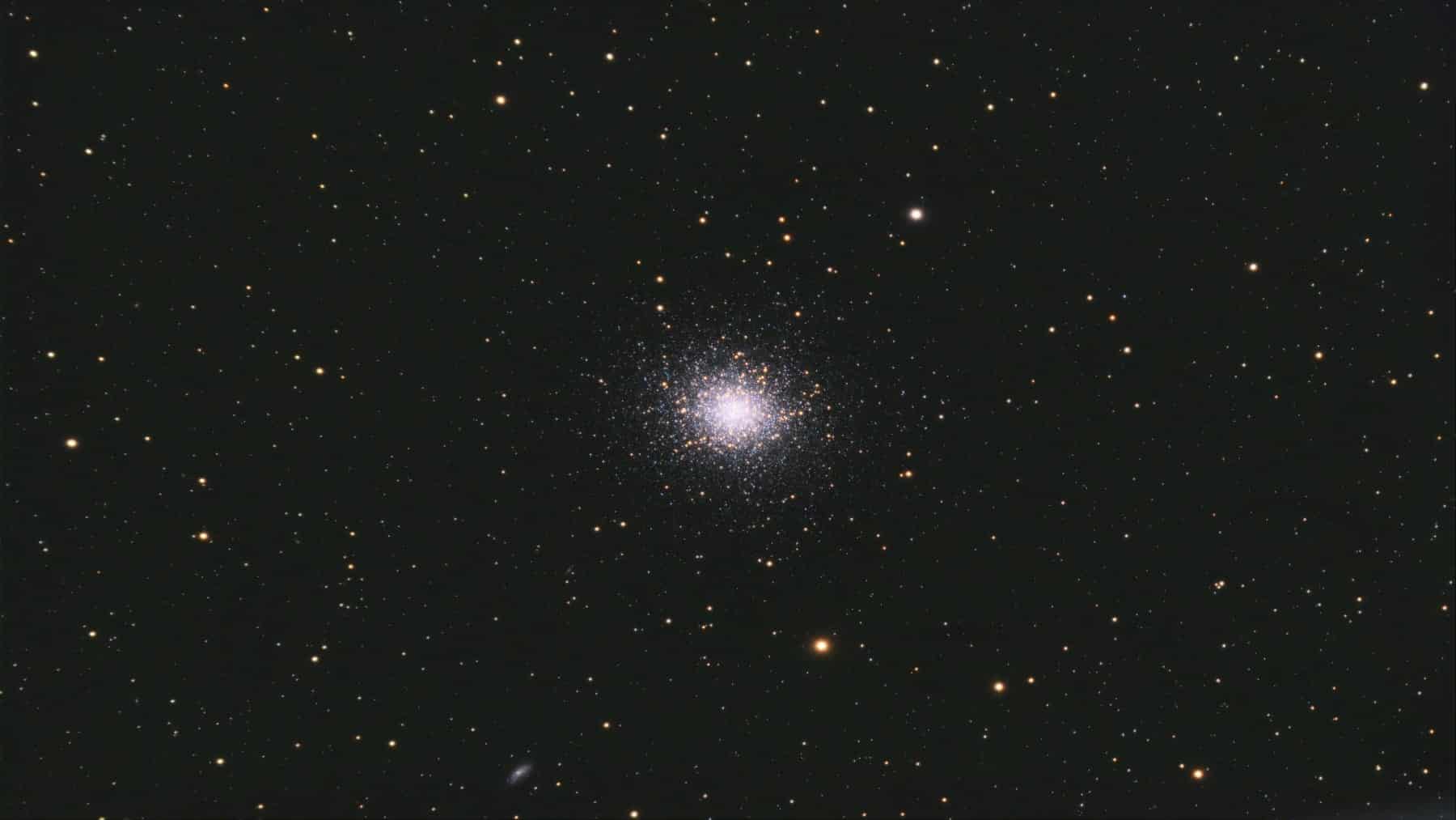 Hyades star cluster shining in sky