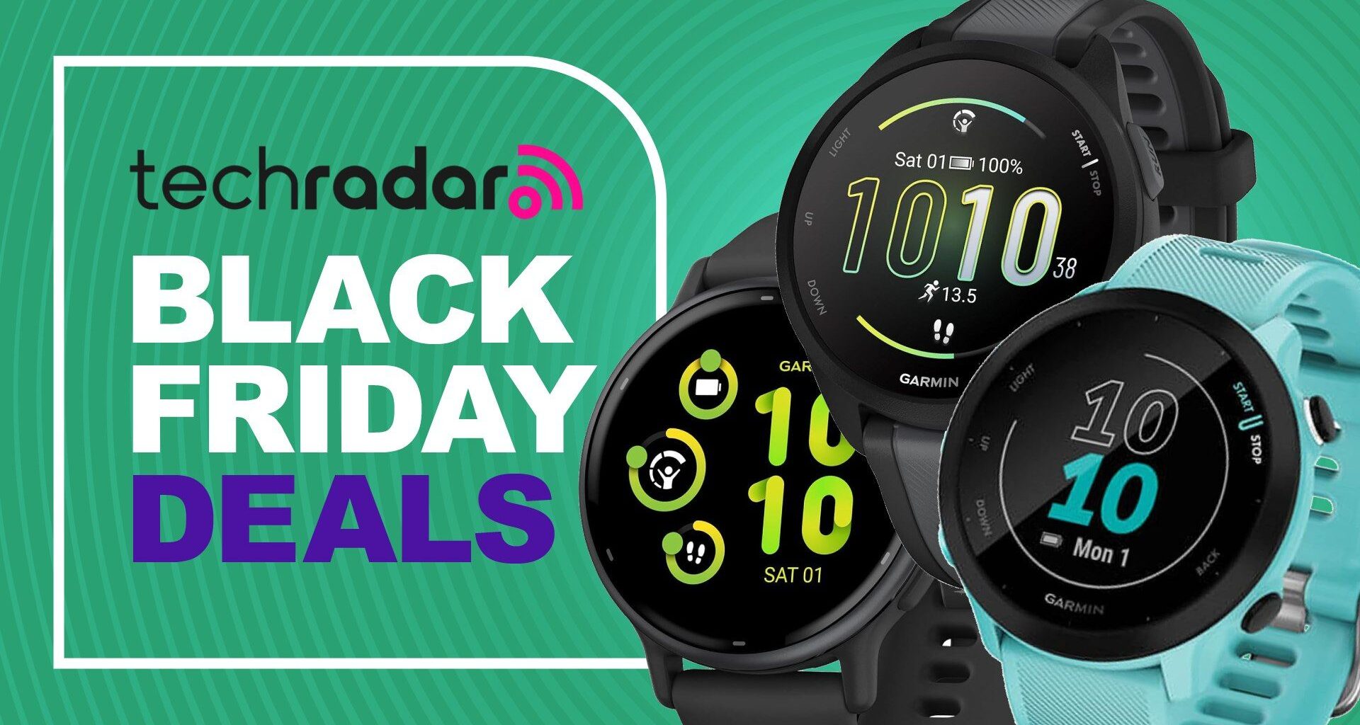 Garmins Forerunner 55, Forerunner 165 and Vivoactive 5