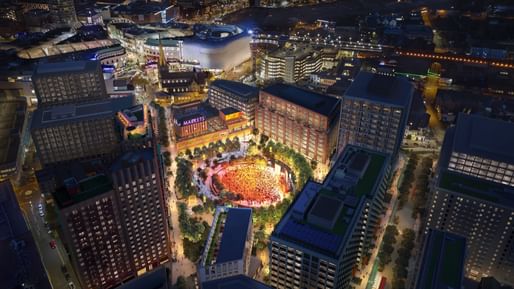 Masterplanning Winner: Smithfield Birmingham by Prior + Partners and Field Operations in Birmingham, United Kingdom. Image credit: Lendlease, Prior+Partners, Field Operations, David Kohn Architects, Haworth Tompkins, dRMM, Bell Phillips Architects, Intervention Architecture, Minesh Patel...