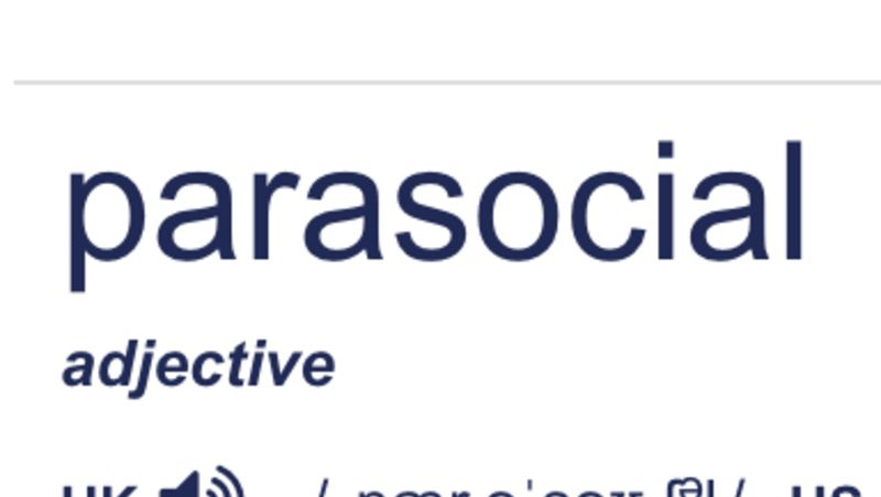 ‘Parasocial’ named Cambridge Dictionary’s word of the year 2025