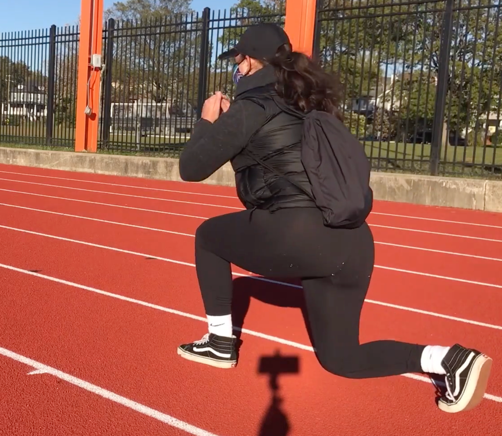 lunge challenge 100 daily 30 days