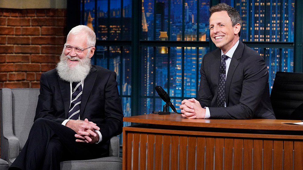 David Letterman 'Proud' of Seth Meyers Amid Trump Calls to Fire Host