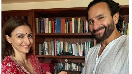 Soha Ali Khan praised Saif Ali Khan for always taking chances in his career.