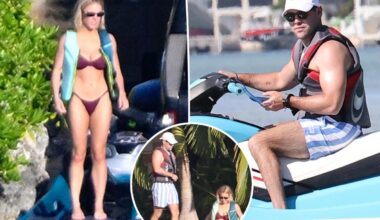 Sydney Sweeney rocks thong bikini while jet skiing with Scooter Braun on Thanksgiving getaway