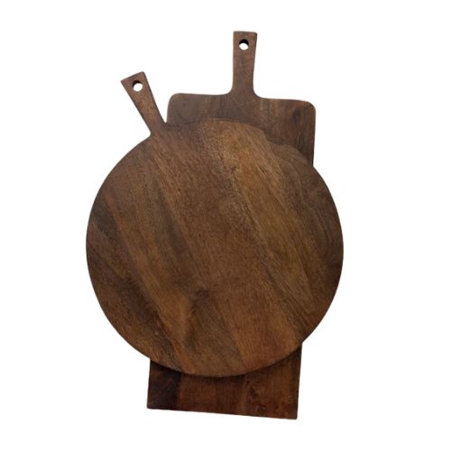 McGee &amp; Co., Elizabeth Round Rustic Kitchen Bread Board
