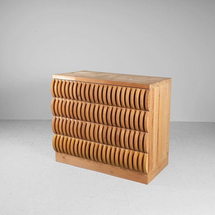 Cassettiera serie Annabella (Annabella series chest of drawers), Mario Ceroli per Poltronova, Italia, 1972