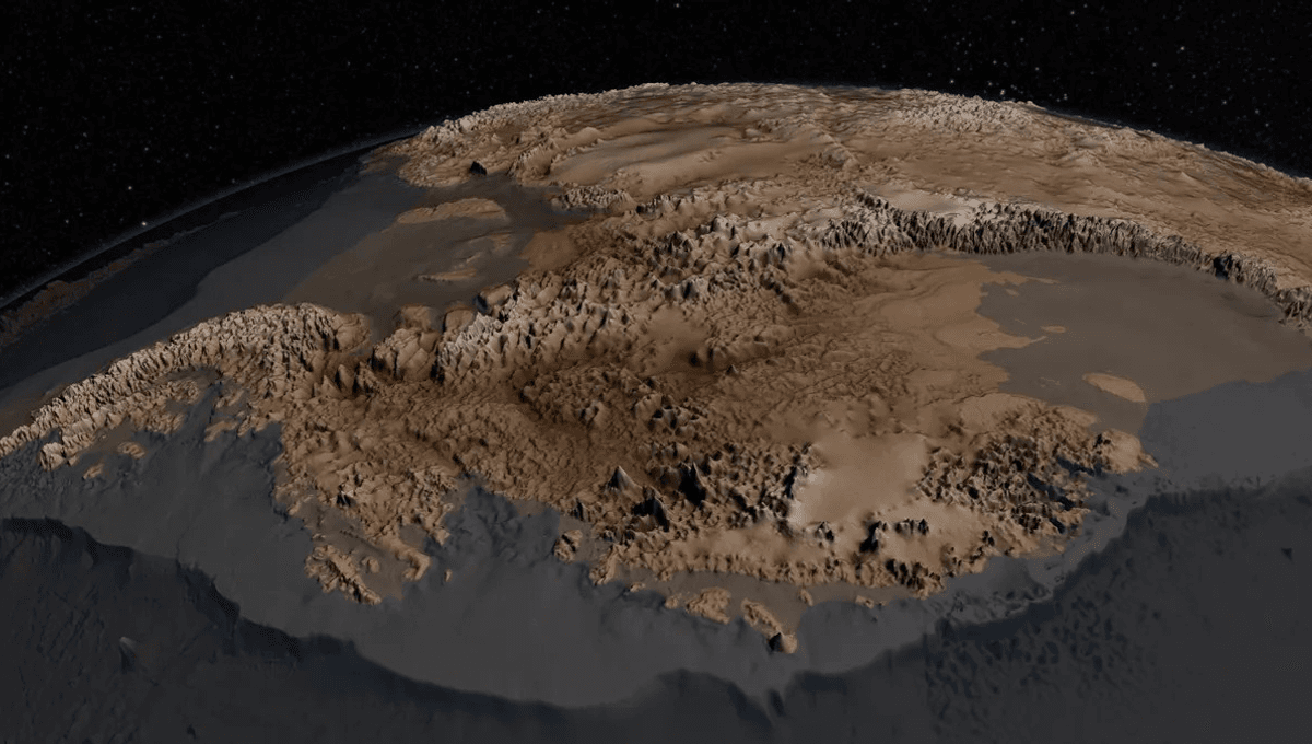 This Is What Antarctica Would Look Like If All Its Ice Disappeared