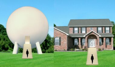 What If Houses Were Spheres and AR Glasses Showed the Facade?