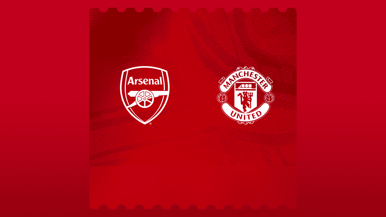 Ticket info: Arsenal v Manchester United
