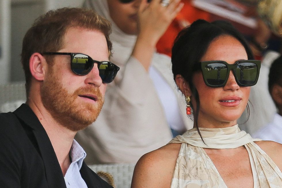 \u200bBritain's Prince Harry, Duke of Sussex and Meghan, Duchess of Sussex in Lagos, Nigeria