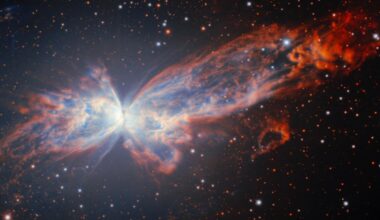 Stunning cosmic butterfly image captured by telescope
