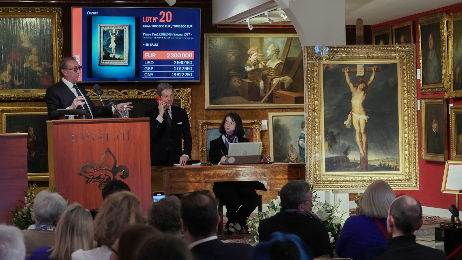Long-lost Rubens painting depicting crucifixion sells for $2.7M
