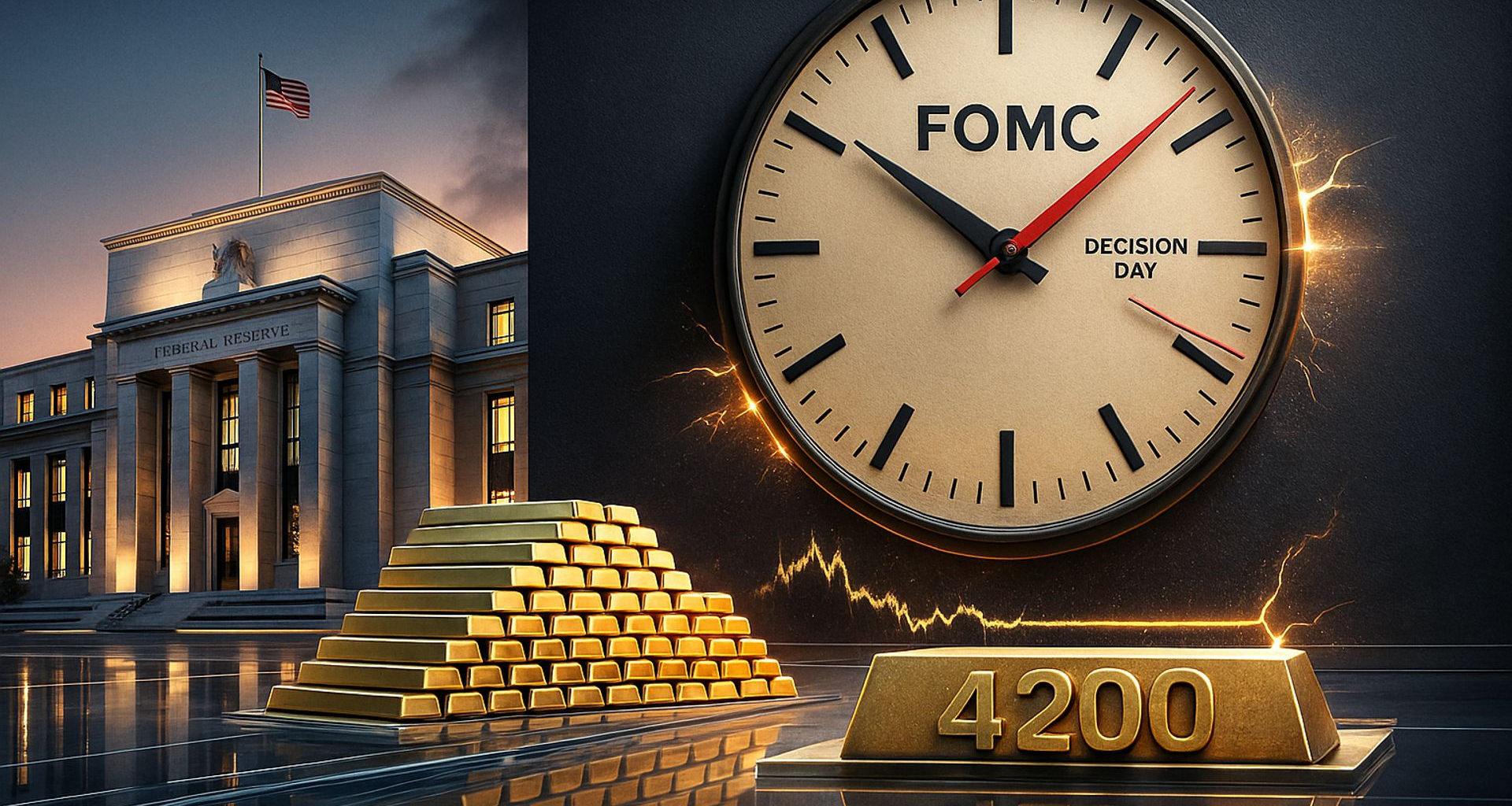 Fed decision looms as gold builds a new base at $4,200 - KITCO