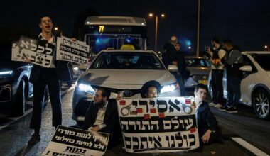 Driver Arrested After Speeding Into Crowd at Haredi Anti-draft Rally; Teen Wounded - Haaretz