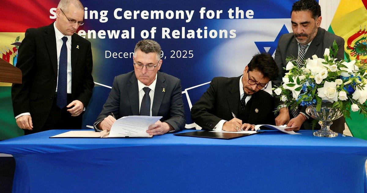 Israel and Bolivia Restore Diplomatic Relations Cut Off After Gaza War