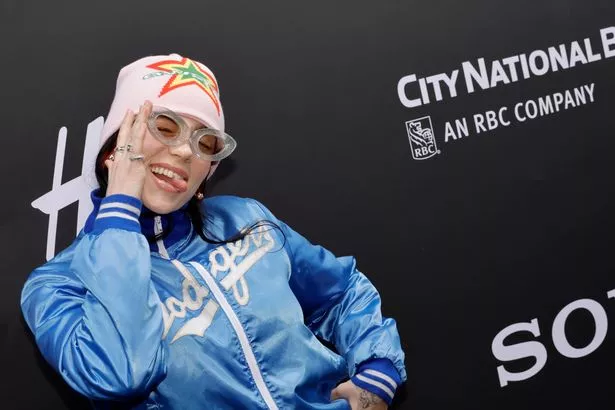 Eilish typically wears baggy clothes