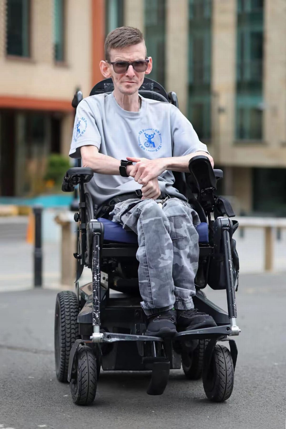 Ken Rogan, 39, who operates K.R. Fitness, and has had his 'essential' laptop stolen