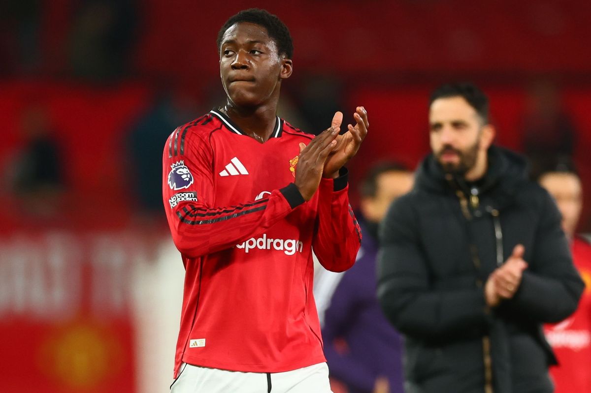 Ruben Amorim and Kobbie Mainoo