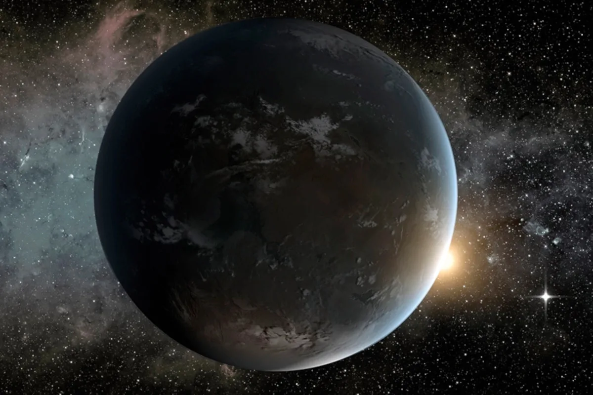 Illustration of the exoplanet 'super Earth' PSR B1257+12 c