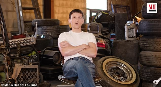 He added: 'I'm always trying to have a healthy amount of vegetables and when I say healthy I just mean a lot'