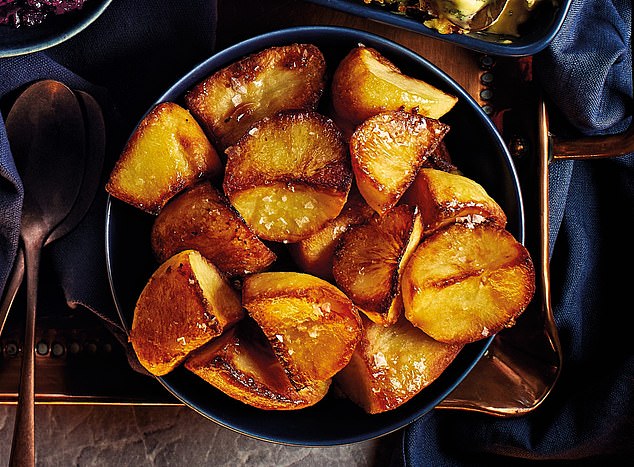The healthiest way to cook a roastie involves parboiling first. This is because it creates a more ideal surface texture that ensures crispiness without drowning it in oil
