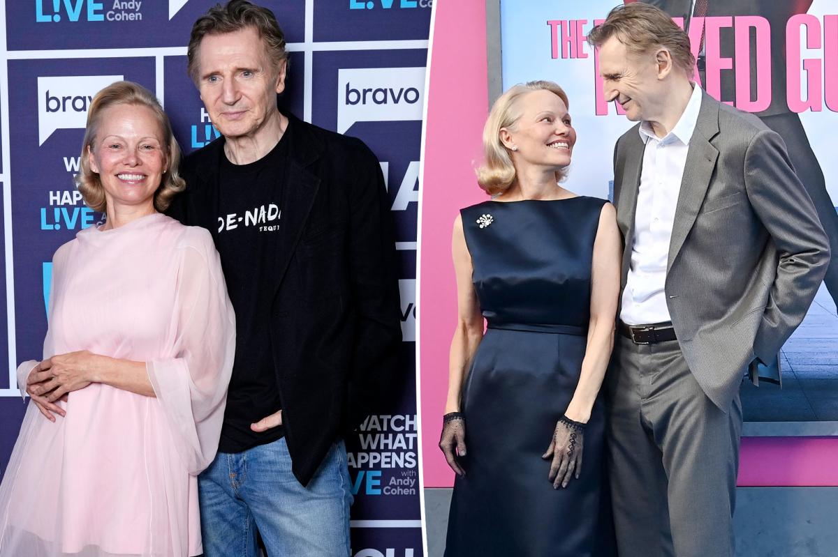 Liam Neeson introduced Pamela Anderson as the 'future Mrs. Neeson’ during rollercoaster romance