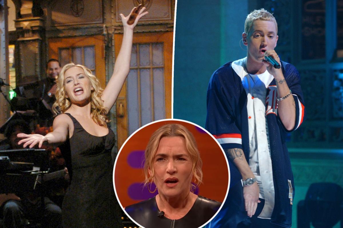 Eminem asked Kate Winslet for gross favor during 2004 ‘SNL’ appearance