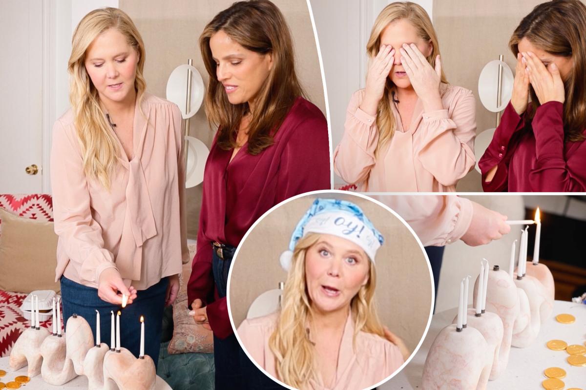 Exclusive | Amy Schumer lights Hanukkah candles, says she learned who 'real friends' were after Oct. 7