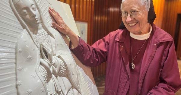 For sister who can't see, sculpture in Mexico allows her to venerate Our Lady of Guadalupe via touch