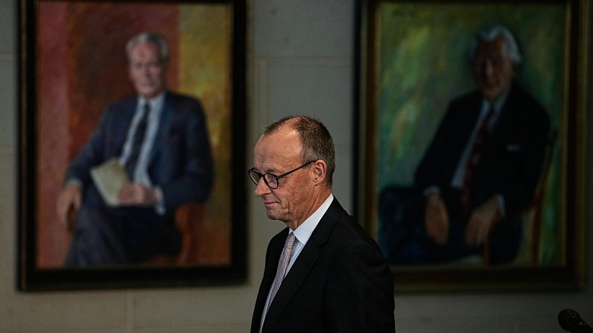 Merz promotes peace plan with Abbas ahead of visit to Israel