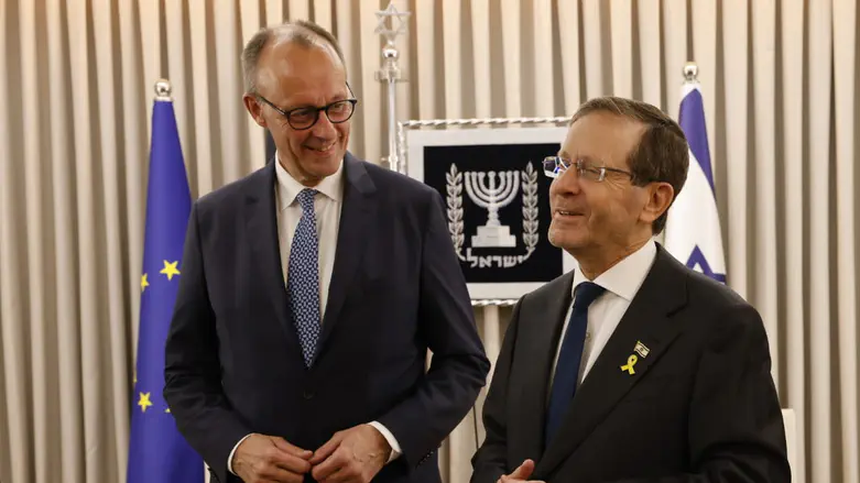 Pres. Herzog welcomes German chancellor, deepening bilateral ties