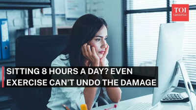 Sitting 8 hours a day? Even exercise can’t undo the damage; these habits might