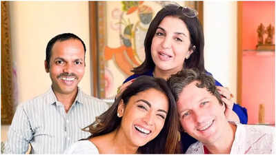 Shriya Saran reveals Andrei Koscheev made breakfast when they were 'dating'; Farah Khan shuts down Dilip's similar claim: 'Clearly we are not dating, tu mera cook hai