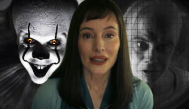 Pennywise, Mrs Kersh, and Bob Gray in IT Welcome to Derry Episode 6