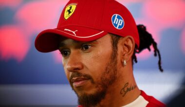 Lewis Hamilton’s priceless reaction as Max Verstappen’s Qatar win flips F1 title fight