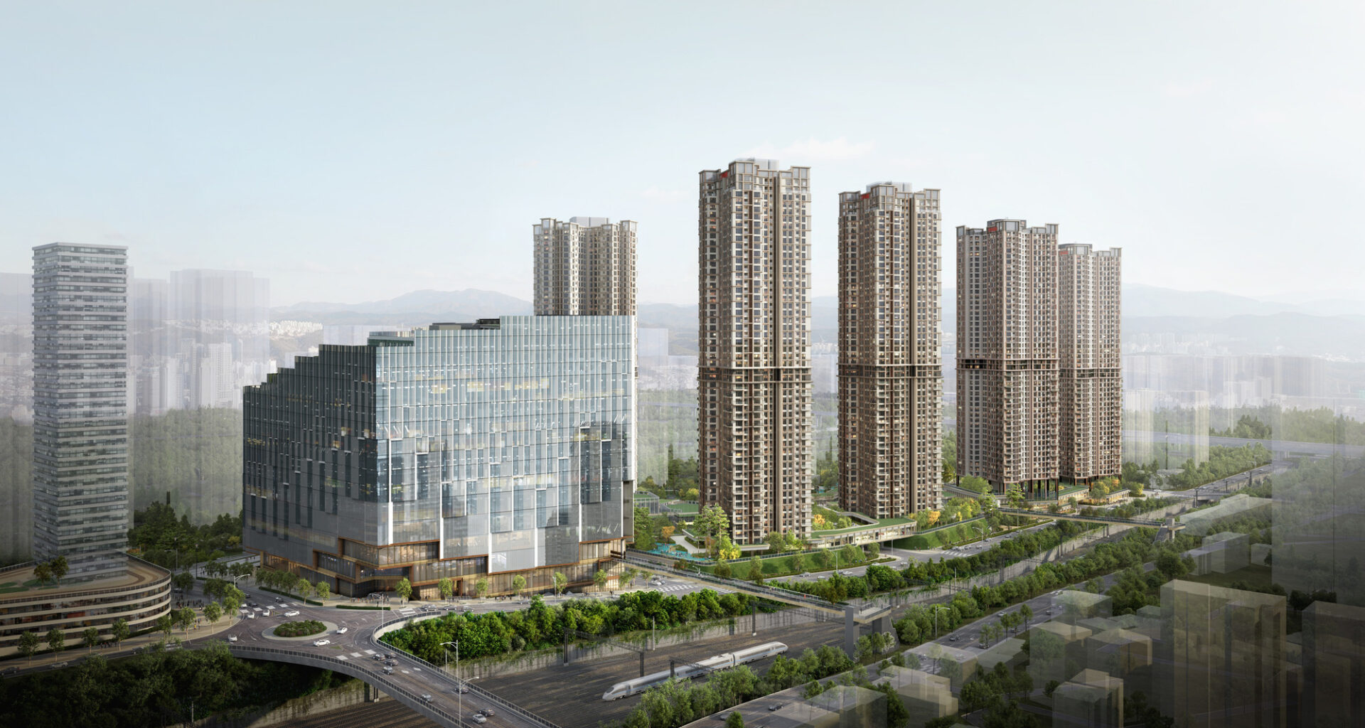 UNS Designs a 10-Minute Walkable City Master Plan for Multigenerational Living in Seoul, South Korea