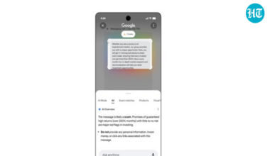 Circle to Search gets new scam detection as Google rolls out new Android features 
(HT Tech)