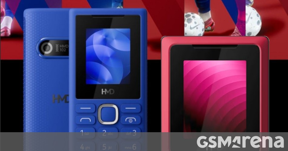 HMD unveils three 4G-less phones: the HMD 100, 101 and 102