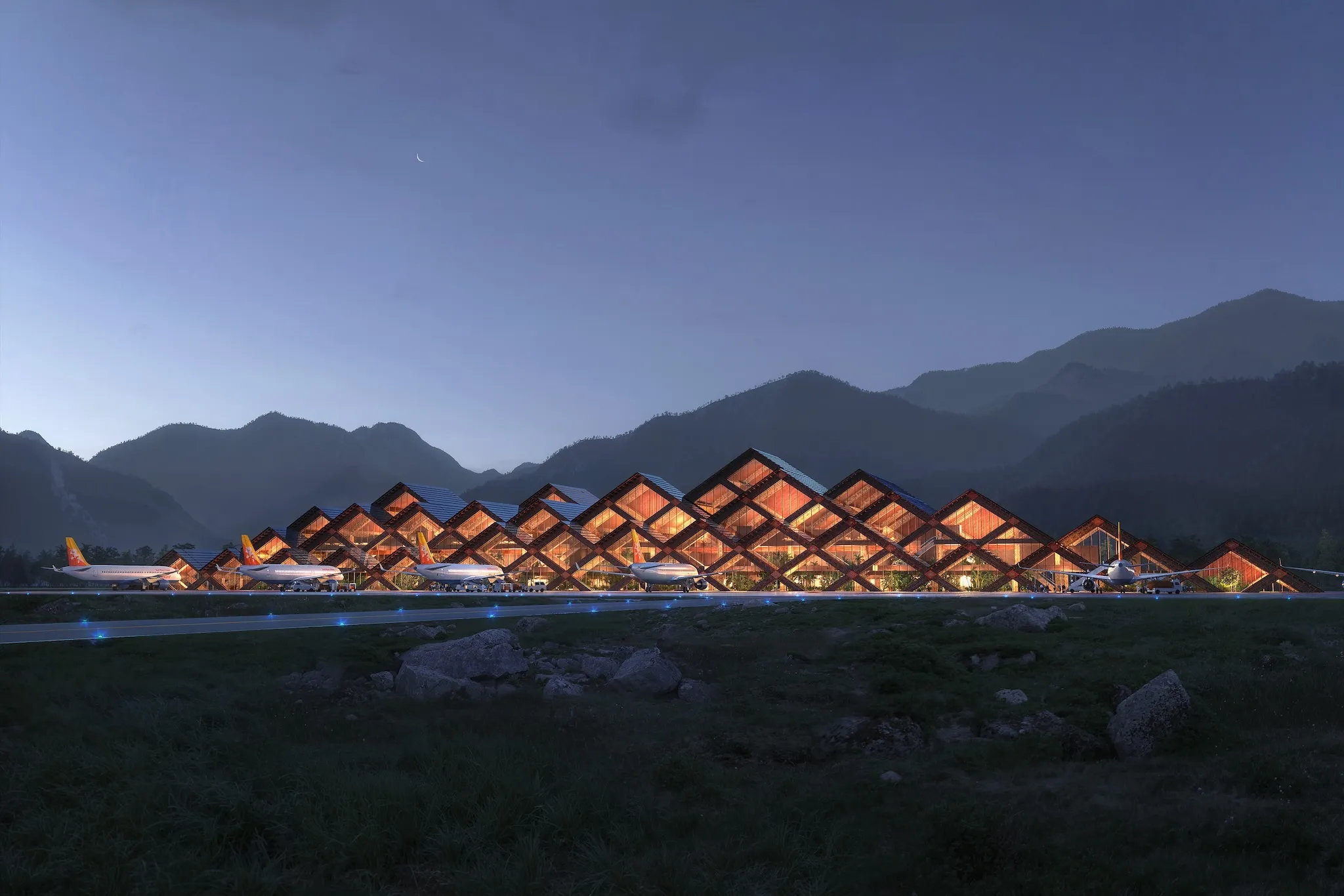 Gelephu International Airport in Bhutan by BIG-Bjarke Ingels Group