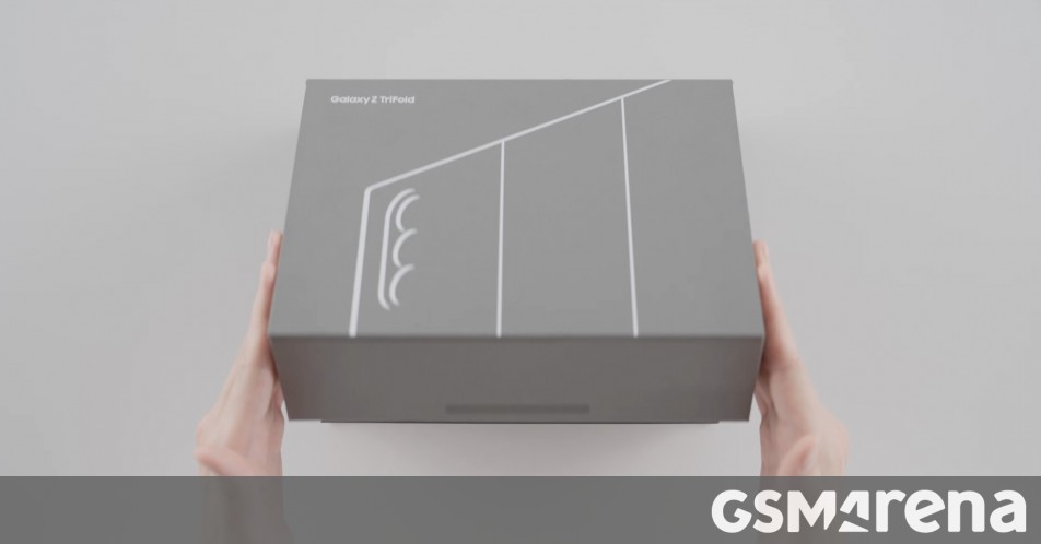 Here’s the official unboxing video for Samsung’s Galaxy Z TriFold