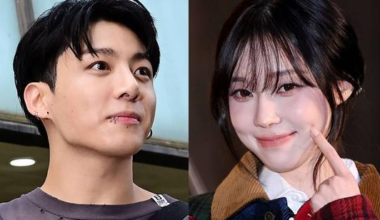 BTS' Jungkook, left, and aespa's Winter are seen in this composite photo. Courtesy of BigHit Music, SM Entertainment